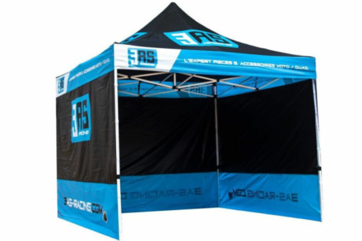 Tonnelle moto Paddock 3AS Racing
