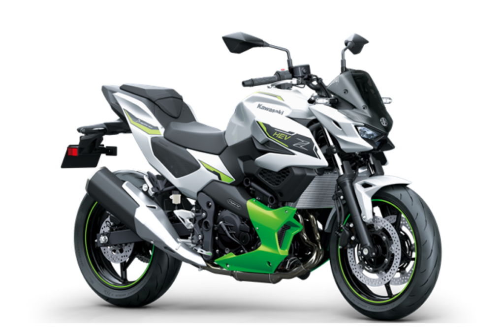 Wheeling sur la Kawasaki Z7 Hybrid