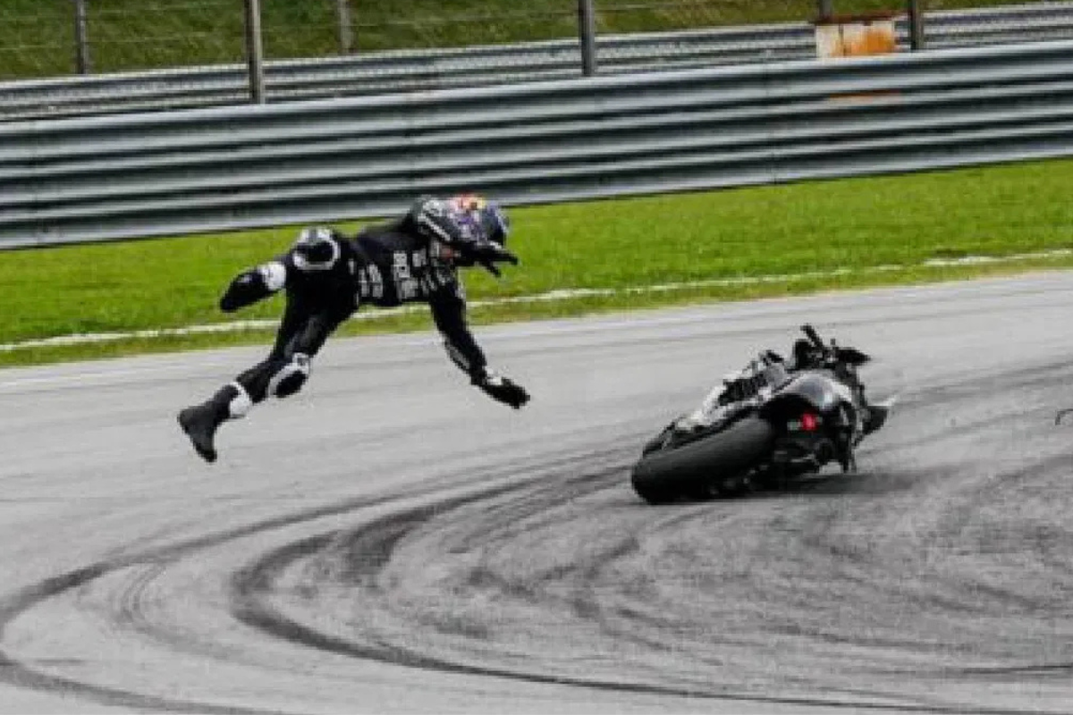 Jorge Martin accidenté