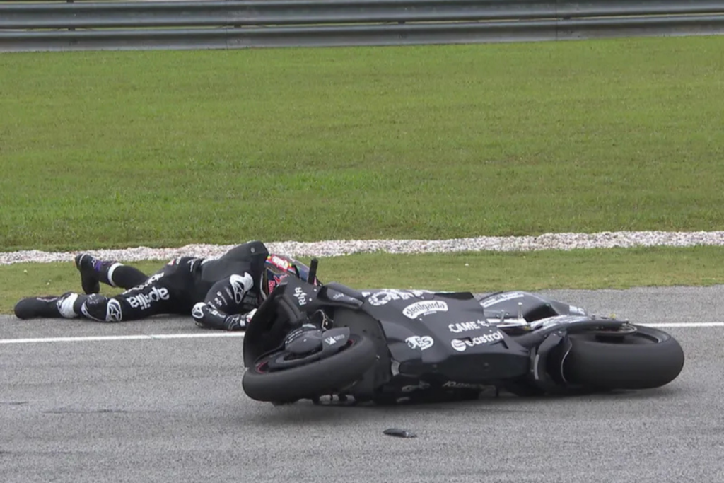 Jorge Martin accidenté