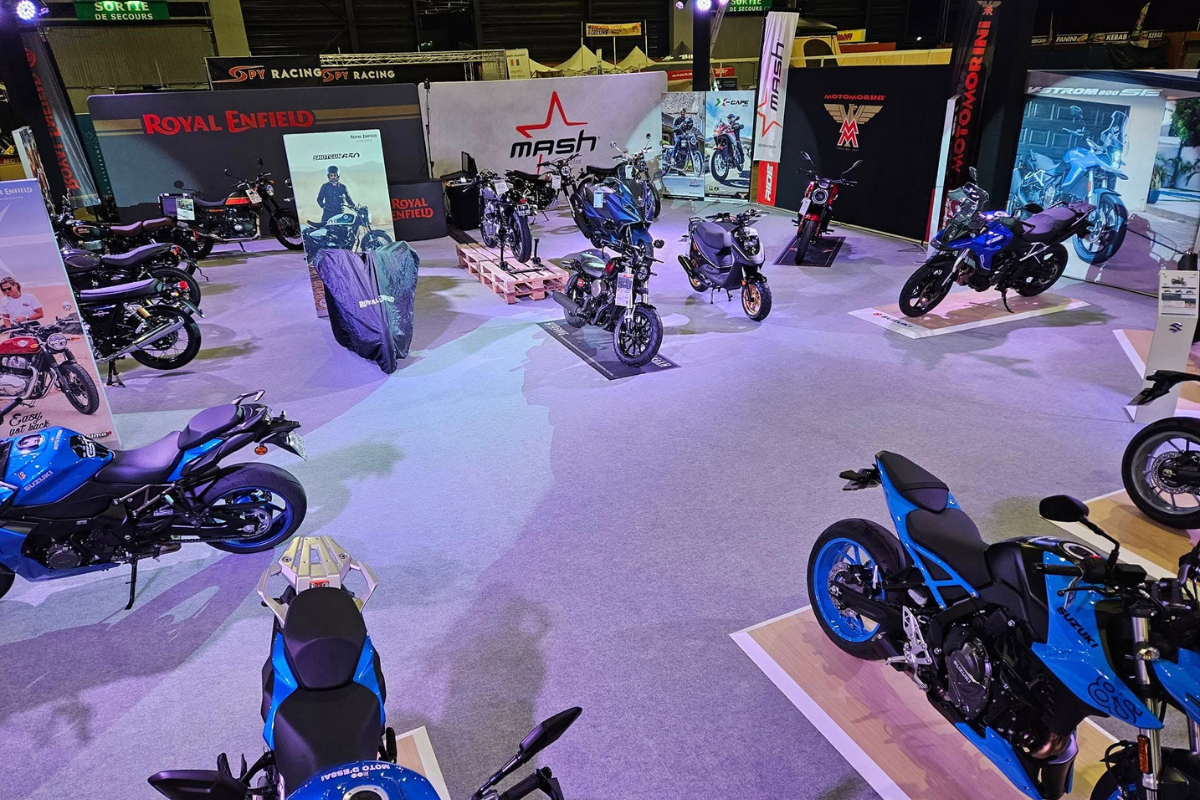 Salon de la moto à Metz Expo