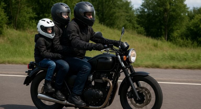 Transporter un passager adulte ou enfant à moto Ce que dit vraiment la loi