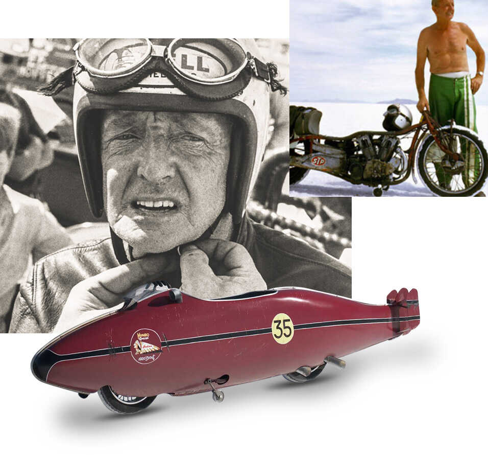 cette indian frôle les 320 kmh et frôle la gloire du record mythique de bonneville 10