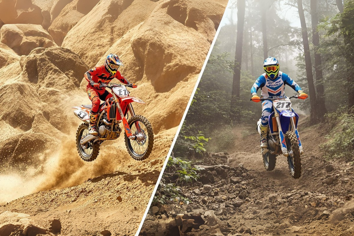 motocross et enduro, les clés pour comprendre les vraies différences entre ces deux disciplines
