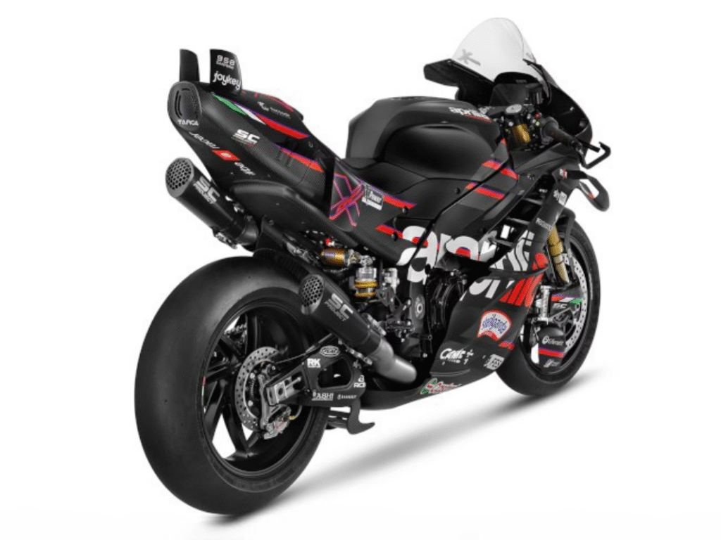 seulement 30 exemplaires dans le monde aprilia dévoile une moto motogp grand public mais seuls 30 privilégiés pourront l’acheter 4
