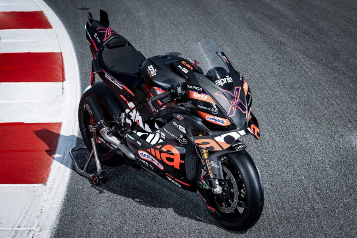 seulement 30 exemplaires dans le monde aprilia dévoile une moto motogp grand public mais seuls 30 privilégiés pourront l’acheter