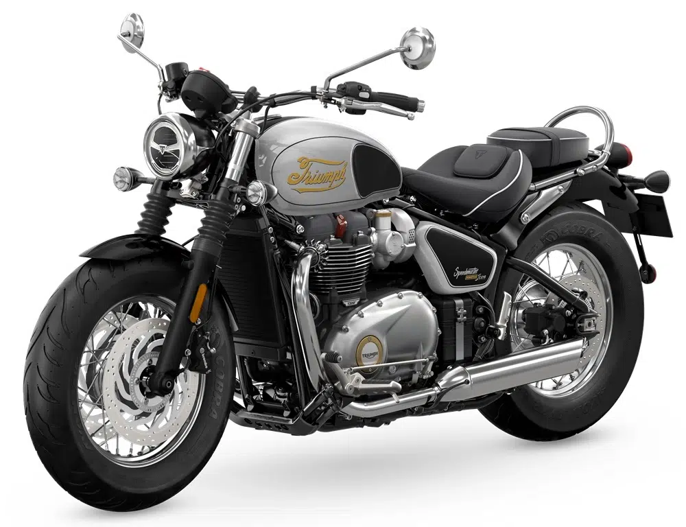 vous voulez roulez « old school » alors si vous avez 15 000 € sous la main la triumph speedmaster est faite pour vous avec son look rétro 12