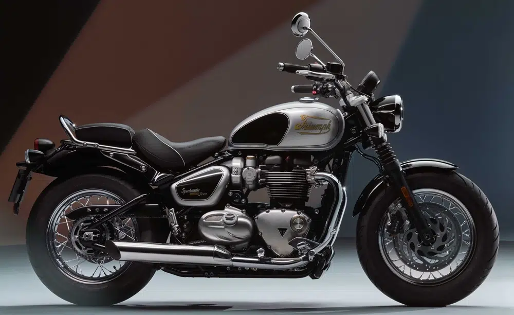 vous voulez roulez « old school » alors si vous avez 15 000 € sous la main la triumph speedmaster est faite pour vous avec son look rétro 17