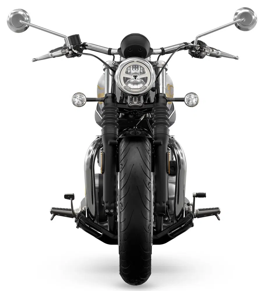 vous voulez roulez « old school » alors si vous avez 15 000 € sous la main la triumph speedmaster est faite pour vous avec son look rétro 2