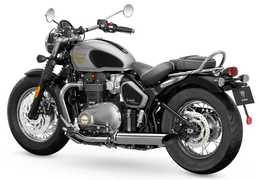 vous voulez roulez « old school » alors si vous avez 15 000 € sous la main la triumph speedmaster est faite pour vous avec son look rétro 8