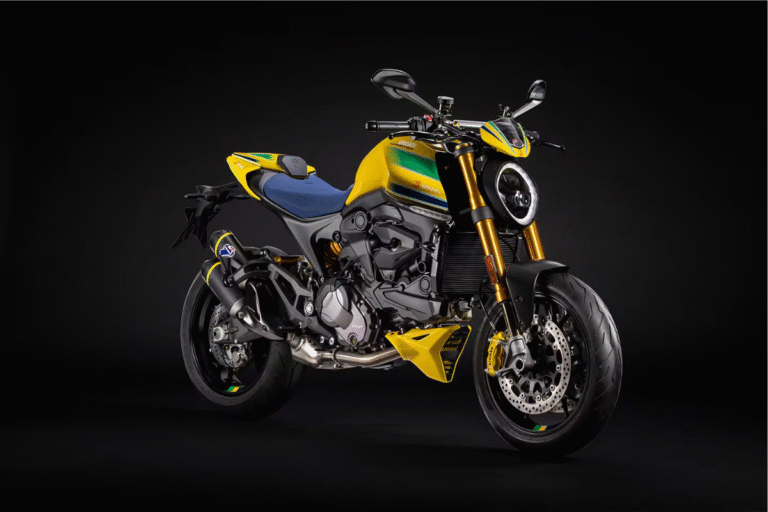 ducati rend hommage à ayrton senna avec une monster d’exception que peu de motards pourront approcher