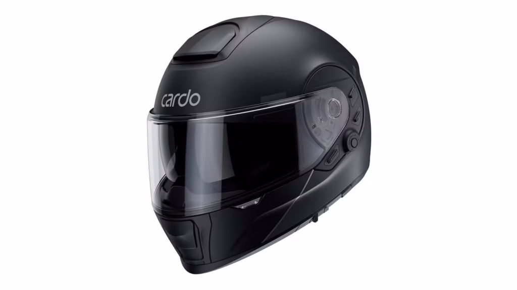 les motards attendaient cette sécurité ce casque connecté signé cardo promet un son de concert, une annulation de bruit et une alerte automatique en cas de chute 5