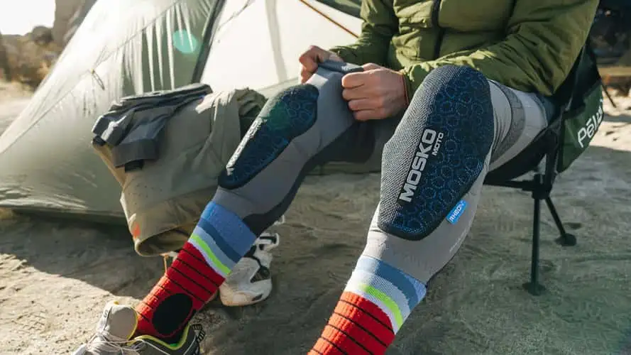 mosko moto phase ce 2 protective armor knee sleeves