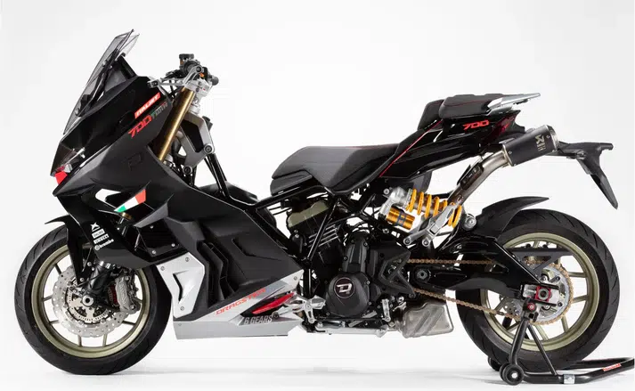 personne n’avait osé ce design italjet relance son dragster dans une version 700 cm³ hallucinante 20