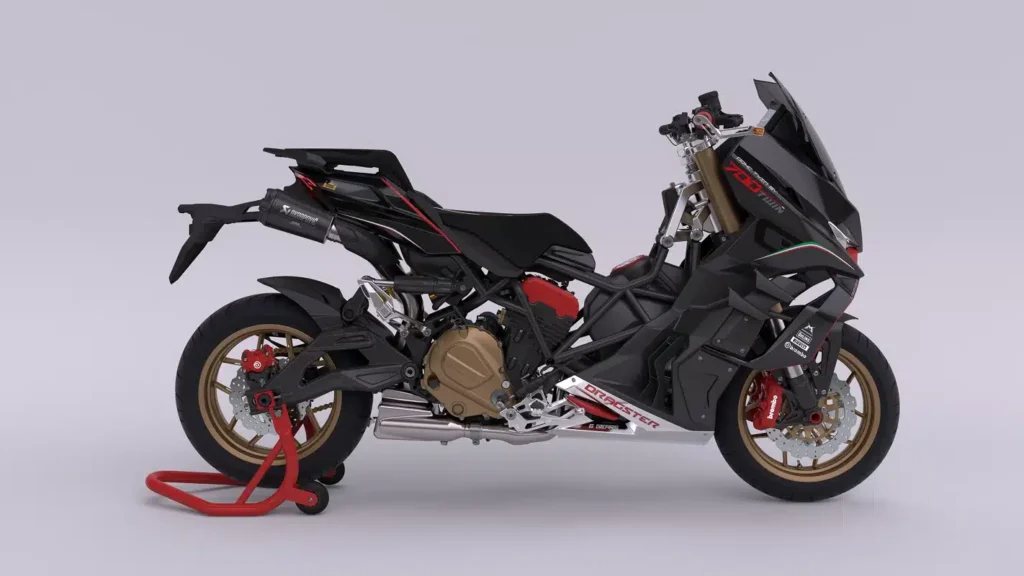 personne n’avait osé ce design italjet relance son dragster dans une version 700 cm³ hallucinante 3