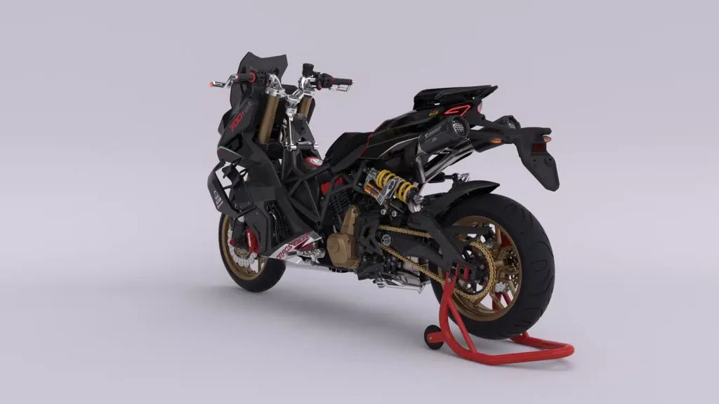 personne n’avait osé ce design italjet relance son dragster dans une version 700 cm³ hallucinante 5
