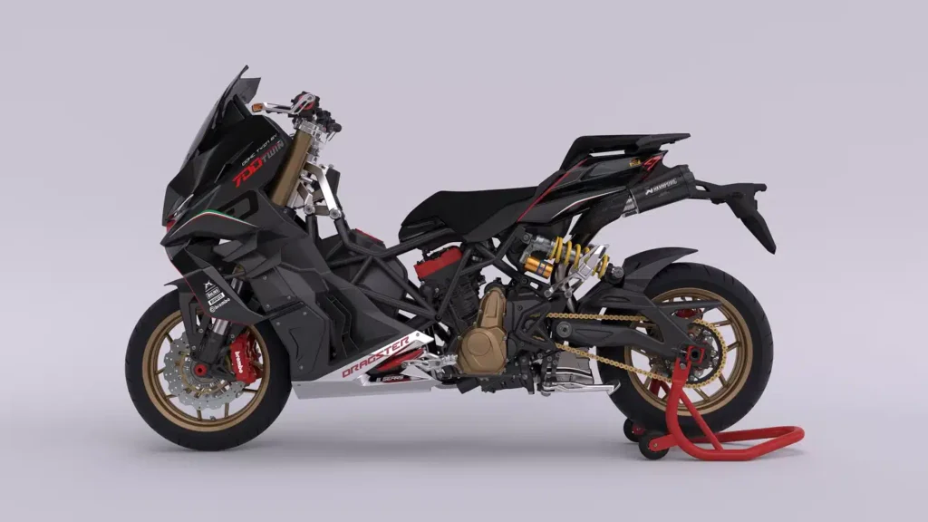 personne n’avait osé ce design italjet relance son dragster dans une version 700 cm³ hallucinante 6