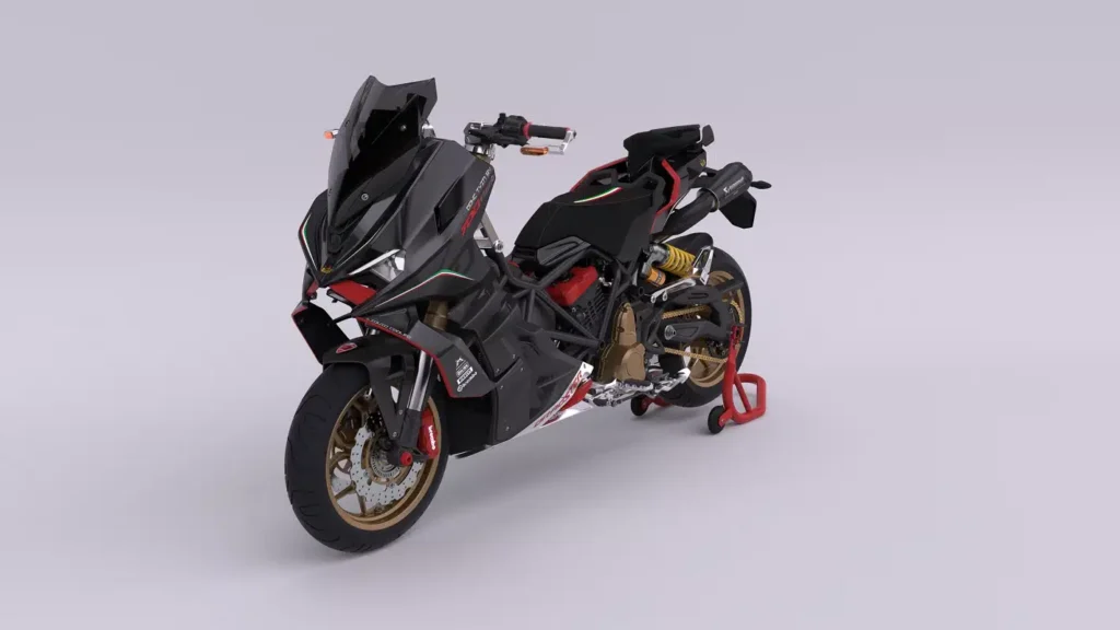 personne n’avait osé ce design italjet relance son dragster dans une version 700 cm³ hallucinante 7