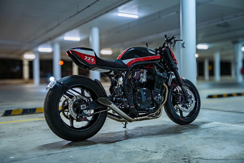sous ses airs de roadster classique, cette bandit cache une prépa d’orfèvre sortie tout droit des paddocks australiens 3