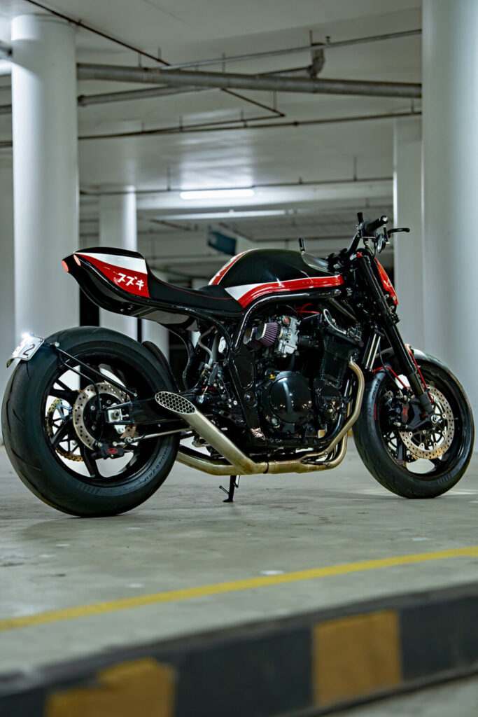 sous ses airs de roadster classique, cette bandit cache une prépa d’orfèvre sortie tout droit des paddocks australiens 5