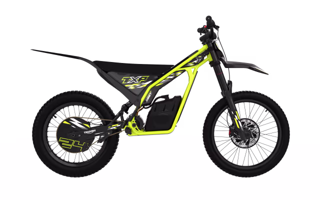 triumph motorcycles dévoile sa première gamme tout terrain électrique pour jeunes la txp propulsée par oset 25