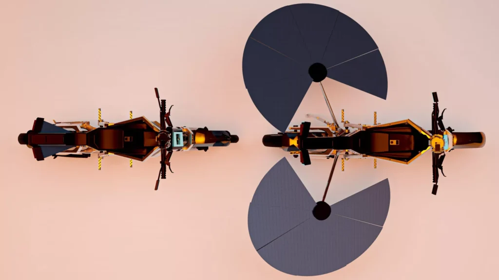 cette moto se recharge sans prise des “ailes” solaires se déploient autour d’elle et la transforment en mini centrale autonome 2