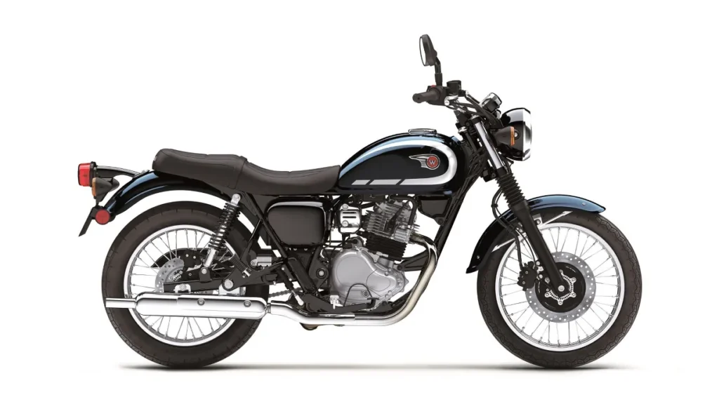 cette nouvelle kawasaki de 133 kg semble tout droit sortie de 1965 mais elle arrive en concession dès janvier 8