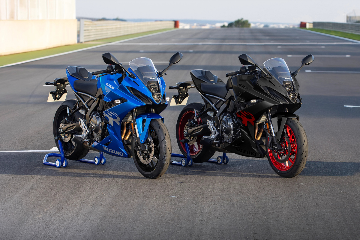 suzuki ose des couleurs radicales pour 2026 la gsx 8r et la v strom 1050re deviennent méconnaissables