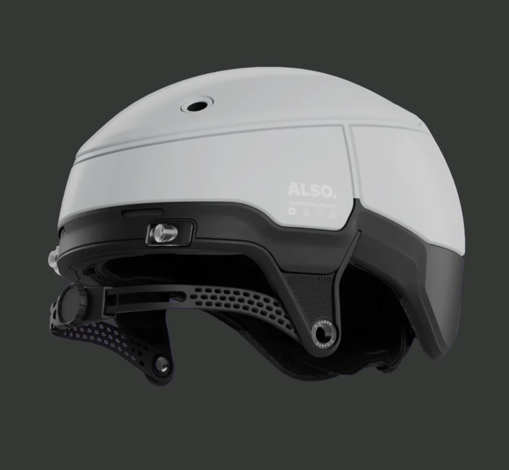 ce casque “intelligent” signé rivian change tout l’alpha wave intègre phare avant, feu stop, audio et navigation pour que les utilisateurs d’e bike n’oublient plus jamais de le porter 2
