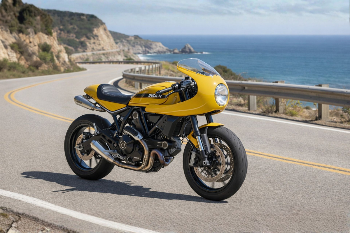 ducati prépare en secret la formula ‘73 un scrambler survitaminé en hommage à la 750 supersport desmo pour fêter ses 100 ans