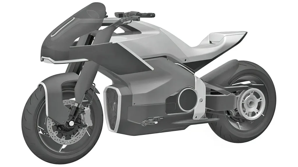 honda vient de breveter la moto la plus bizarre de son histoire un vaisseau spatial électrique sans moteur visible qui en dit long sur sa stratégie secrète en chine 1