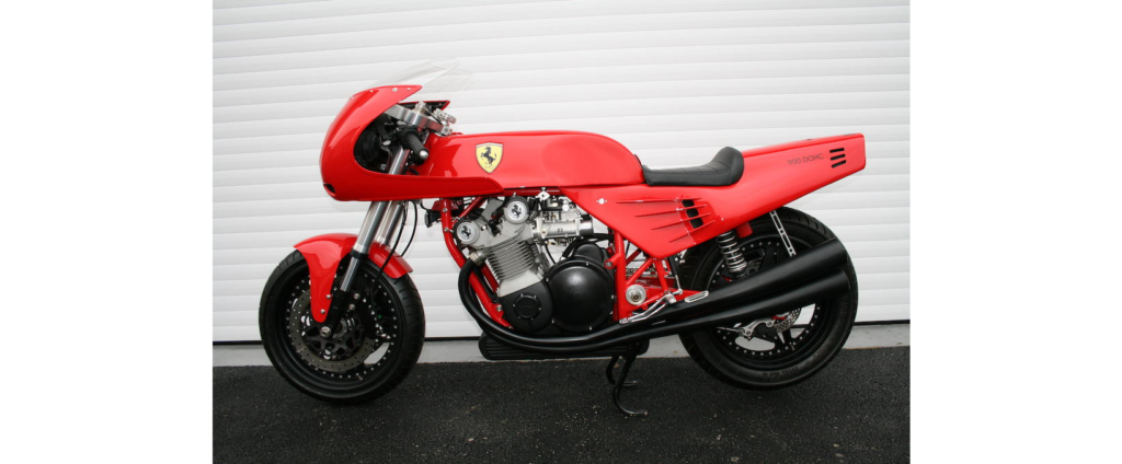la moto ferrari a bel et bien existé sa construction a duré 24 ans et elle a coûté plus cher qu'un yacht pour finir en échec total 4