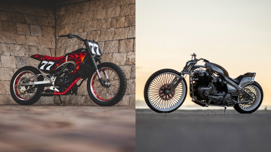 royal enfield guerrilla 450 ce préparateur de tokyo l’a transformée en arme de flat track inspirée du piment carolina reaper, et le résultat est complètement fou 1