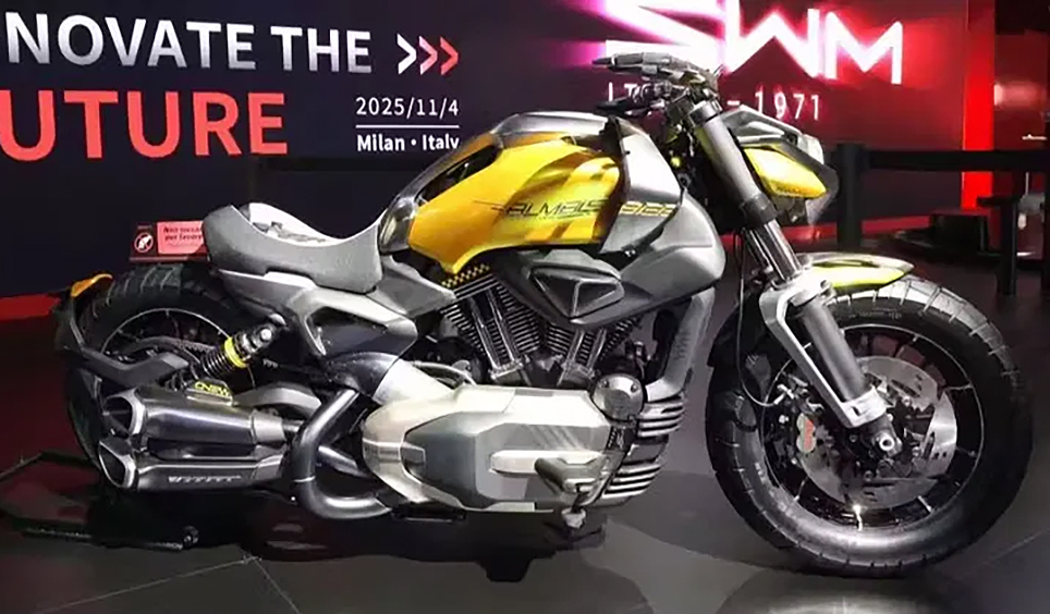 sous ses airs de film de science fiction, ce cruiser chinois cache peut être la prochaine moto de série la plus radicale 5