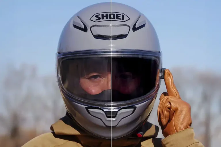 ce système de visière intelligente se teinte en moins d’une seconde et pourrait devenir le prochain standard des casques moto promettant la fin des éblouissements sur la route