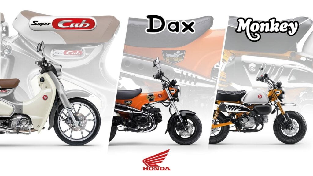 new 26ym colours for iconic monkey 125, st125 dax and super cub c125