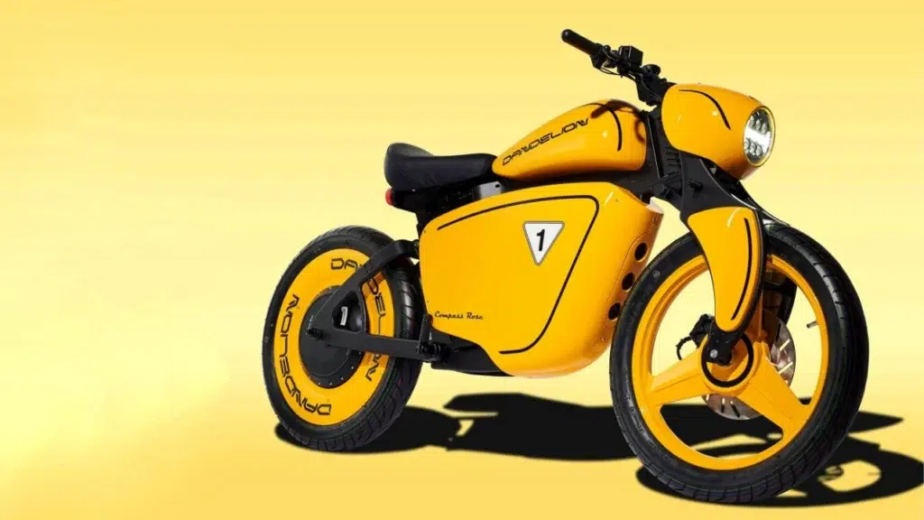 sous ce carénage rétro digne des années 60, cette moto électrique coréenne cache un faux v8 et un prix totalement déraisonnable 6