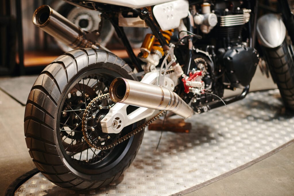 motorcycle exhaust pipe