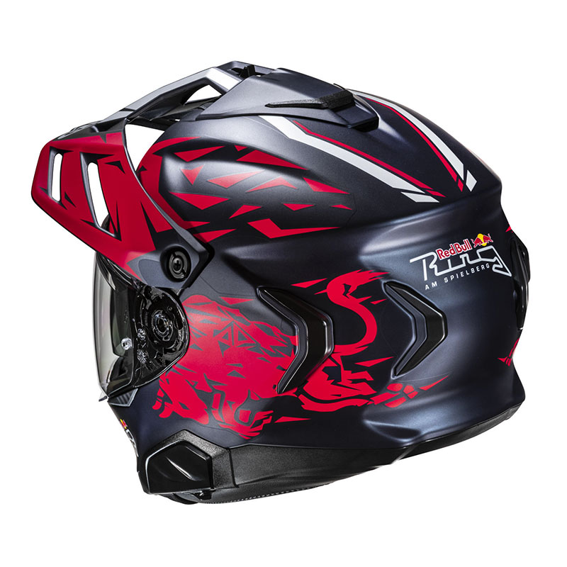 ce nouveau casque hjc red bull ring transforme le tracé de spielberg en objet de collection un intégral au look motogp qui vise directement les passionnés de circuit 1