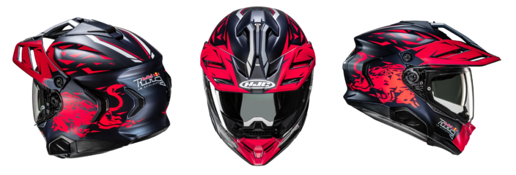 ce nouveau casque hjc red bull ring transforme le tracé de spielberg en objet de collection un intégral au look motogp qui vise directement les passionnés de circuit 4