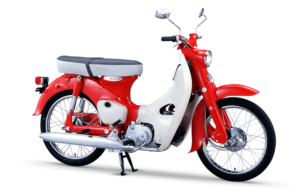 la moto la plus vendue de l’histoire s’appelle honda super cub, et son record écrase même celui des voitures les plus célèbres 4