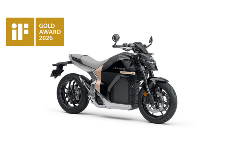 première fois dans l'histoire honda la wn7 électrique décroche le if design gold award avec son châssis sans cadre