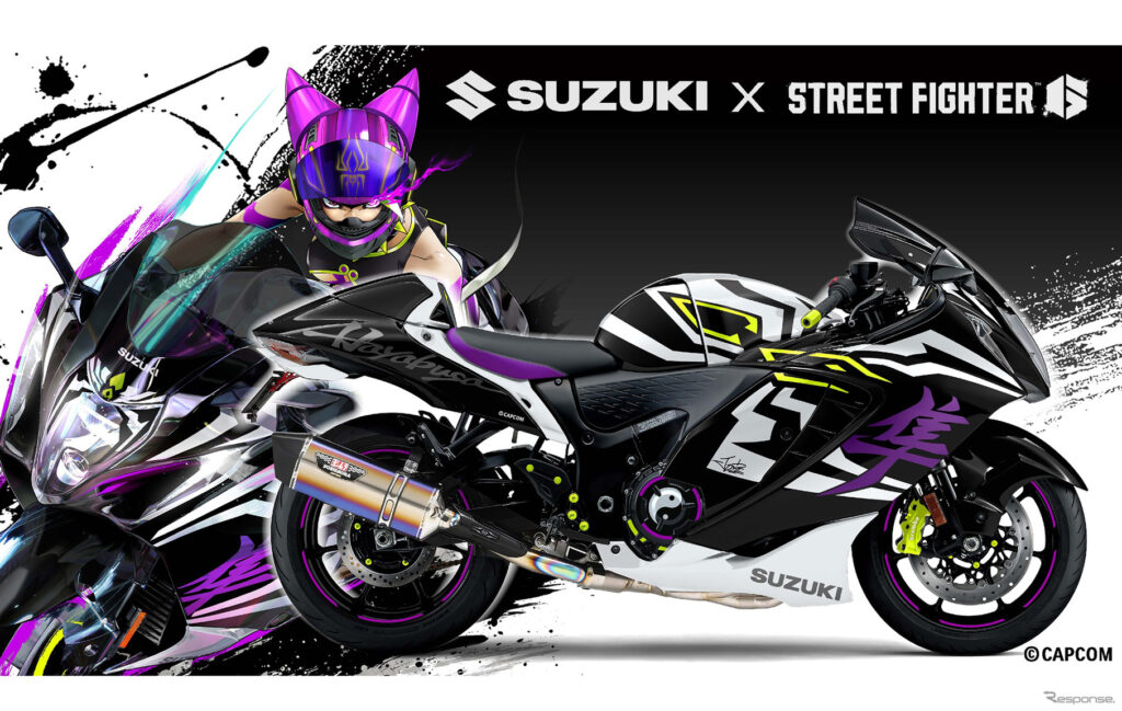 suzuki transforme la hayabusa en arme de street fighter 6 la moto officielle de juri qui va enflammer la capcom cup 12 1