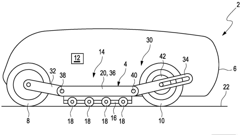 bmw imagine une moto fermée comme une capsule avec huit petites roues pour ne plus tomber à l’arrêt, et c’est sans doute l’idée la plus folle de son histoire récente 1