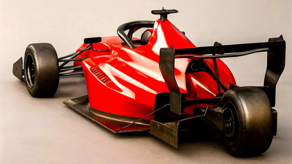 ce faux monoplaces de rue embarque un moteur de suzuki hayabusa et veut offrir les sensations d’une formule 1 sur route, avec 290 ch et un vide juridique en prime 1