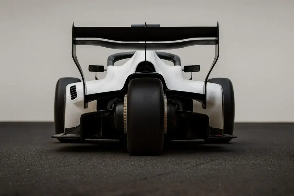 ce faux monoplaces de rue embarque un moteur de suzuki hayabusa et veut offrir les sensations d’une formule 1 sur route, avec 290 ch et un vide juridique en prime 2