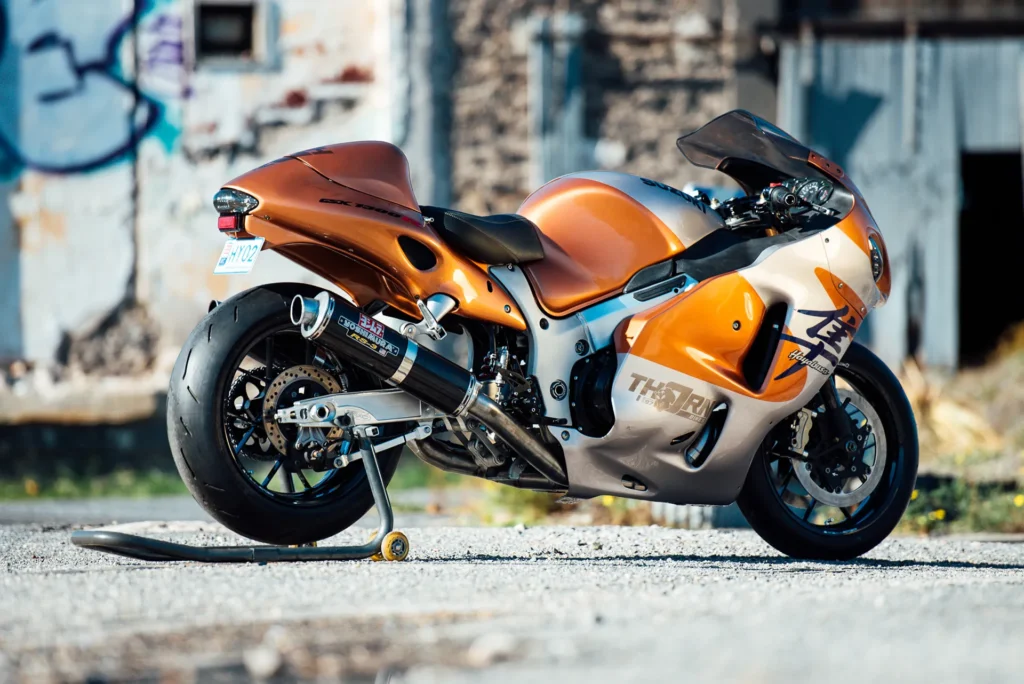 suzuki a opposé la hayabusa à un faucon pèlerin, et ce duel complètement fou a rappelé pourquoi cette moto reste l’un des monstres les plus mythiques de l’histoire 1