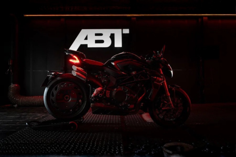 mv agusta et abt transforment une brutale en monstre de 208 ch, avec un look tout droit sorti d’un garage audi