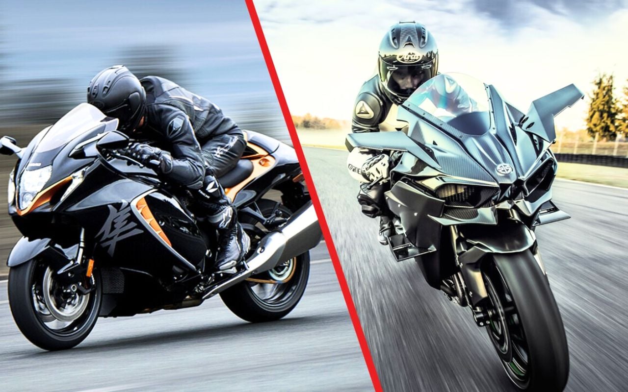 Même face à la Kawasaki H2R, la Suzuki Hayabusa garde un statut unique : celui de la reine des motos de route ultra rapides
