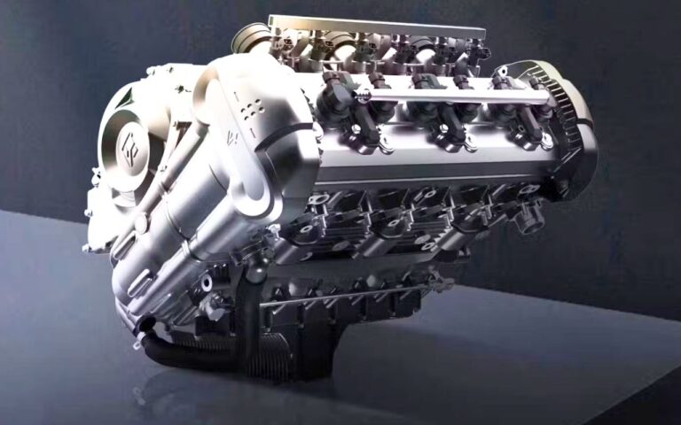 Honda a popularisé le double embrayage en moto, mais la chinoise Benda brevète une architecture DCT différente pour son quatre-cylindres LFC 700
